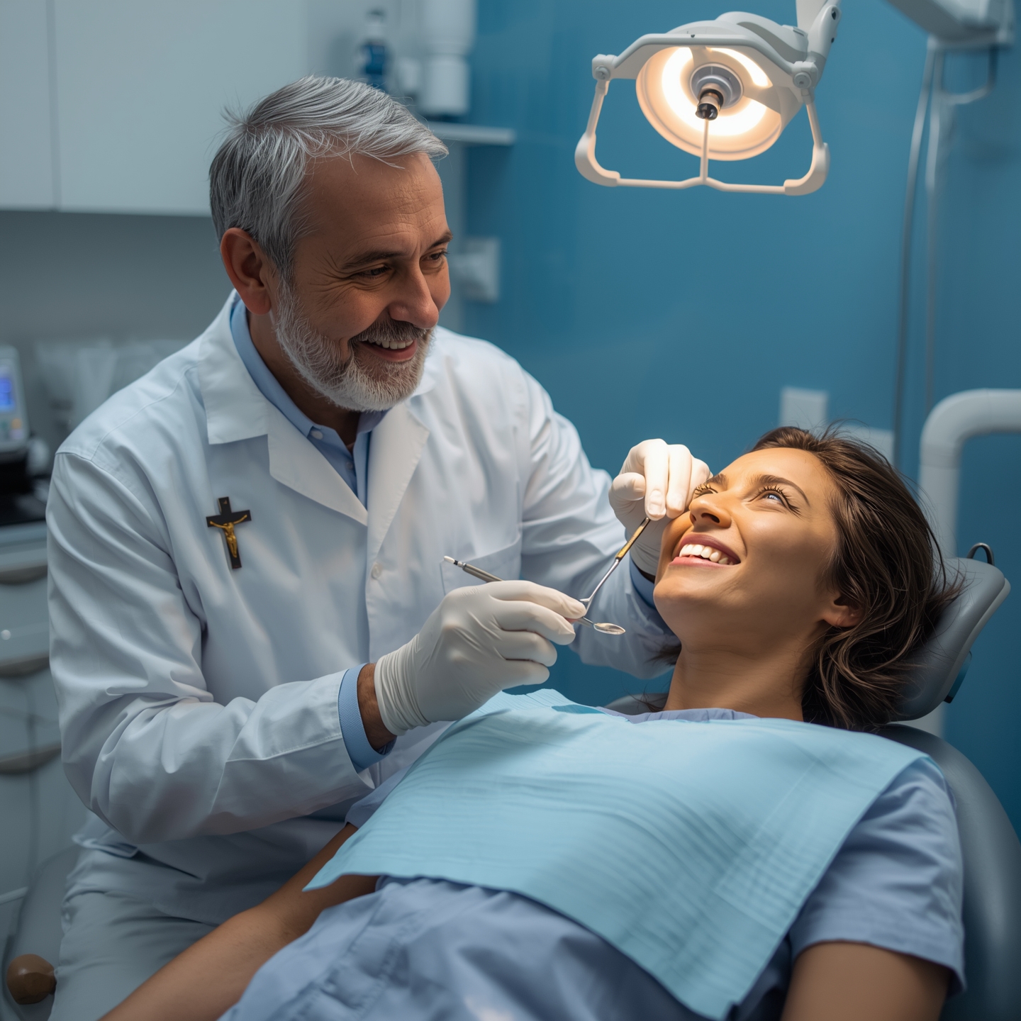 Doutor atendendo paciente